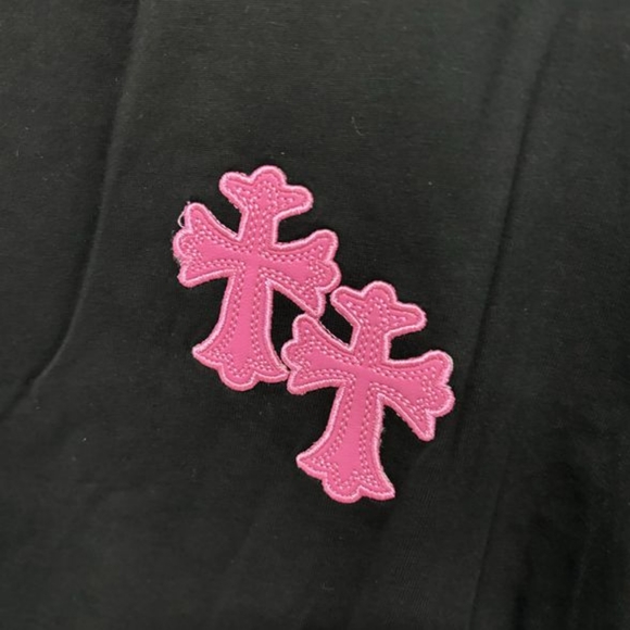 Chrome Hearts black embroidered short-sleeved T-shirt - Picture 3 of 6